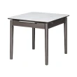 【BODEN】伊尼特2.7尺工業風岩板伸縮餐桌(寬80~110cm)