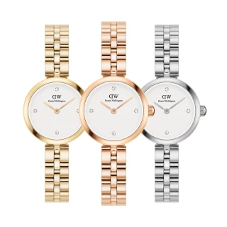 【Daniel Wellington】DW 手錶 Elan Lumine 22mm 金屬小圓錶(三色任選)