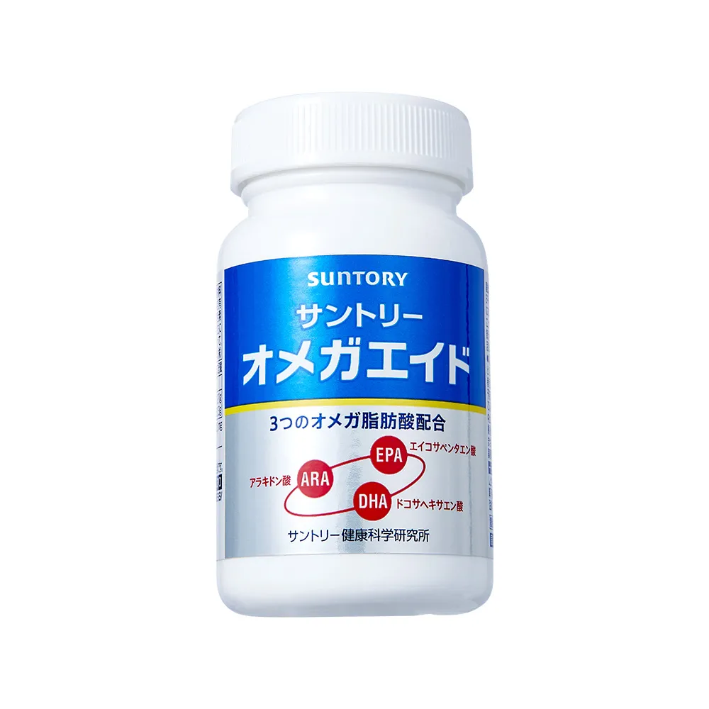 【Suntory 三得利官方直營】益思健 180錠x2罐組(Omega 3 DHA EPA☆、Omega 6 ARA、蝦紅素 觀察敏銳)