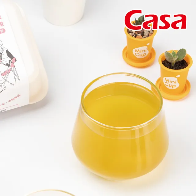 【Casa 卡薩】MINI CUP 百香果風味綠茶粉(6gX6入)