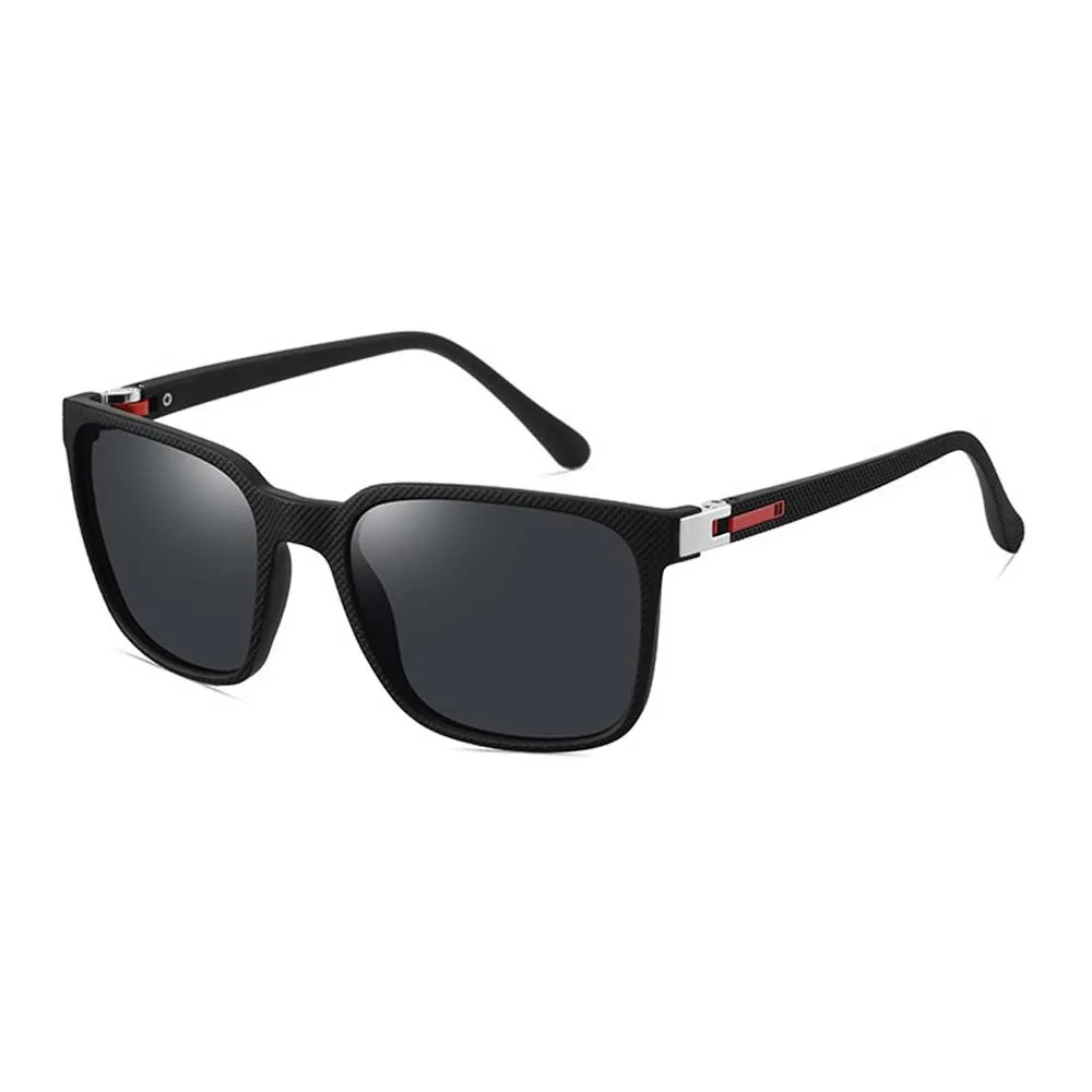 【MEGASOL】BK系列UV400防爆防眩偏光太陽眼鏡多彩款(男仕方框簡約型墨鏡-C3039)