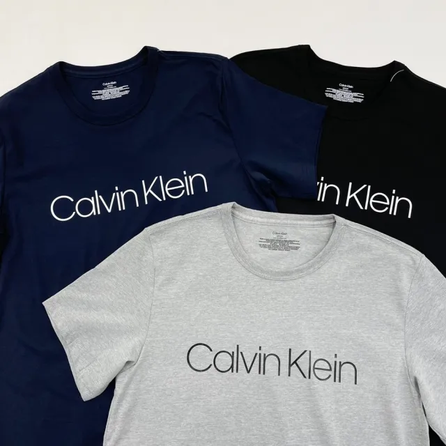 【Calvin Klein 凱文克萊】短T 現貨 男款 簡約英文字 T恤 短袖 素T CK  上衣 觸感佳(短袖 T恤)