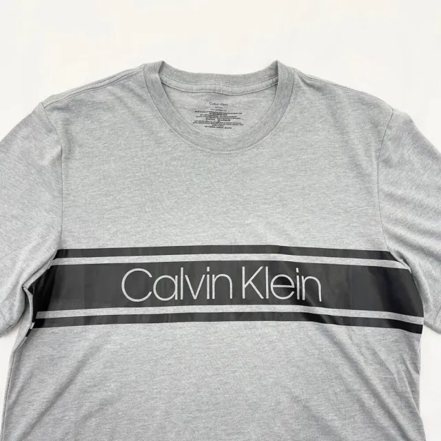 【Calvin Klein 凱文克萊】短T 現貨 男款 簡約英文字 T恤 短袖 素T CK  上衣 觸感佳(短袖 T恤)
