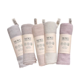 【KONTEX】原廠正貨 100%日本製 職人編織 MOKU ORGANIC 天然有機材料輕薄透氣速乾吸水長毛巾 運動毛巾(5色)