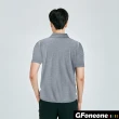 【GFoneone】冰絲無痕短袖男紳士口袋POLO衫2-淺藍麻(男商務POLO衫)