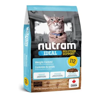 即期品【Nutram 紐頓】I12專業理想系列-體重控制貓雞肉+豌豆 1.13kg/2.5lb