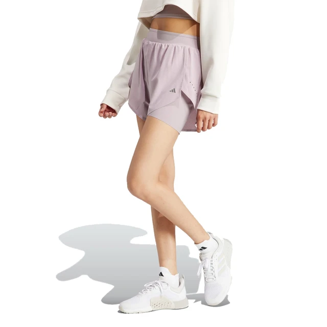 adidas 愛迪達 運動短褲 D4T HIIT 2IN1SH 女 - IU1140