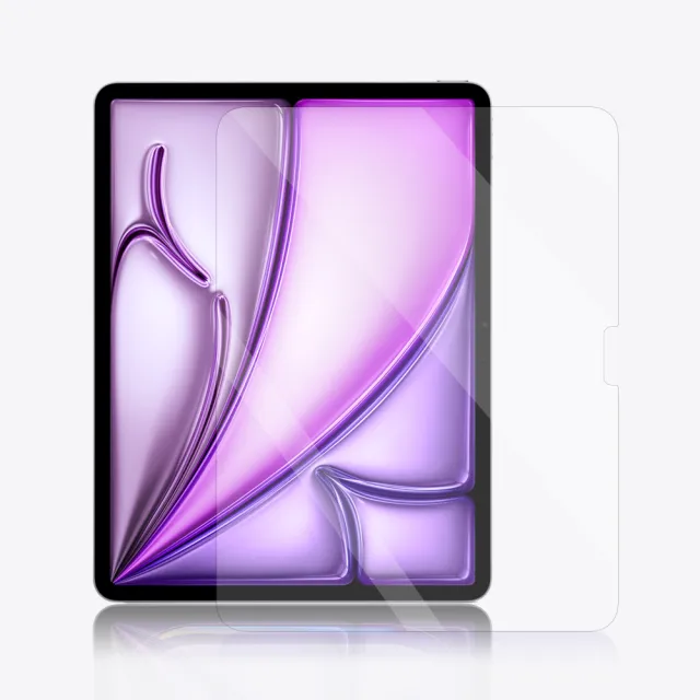 【ANTIAN】iPad Air 13吋 2024 高清/紫光 防爆平板鋼化膜 螢幕保護貼 全屏滿版玻璃貼