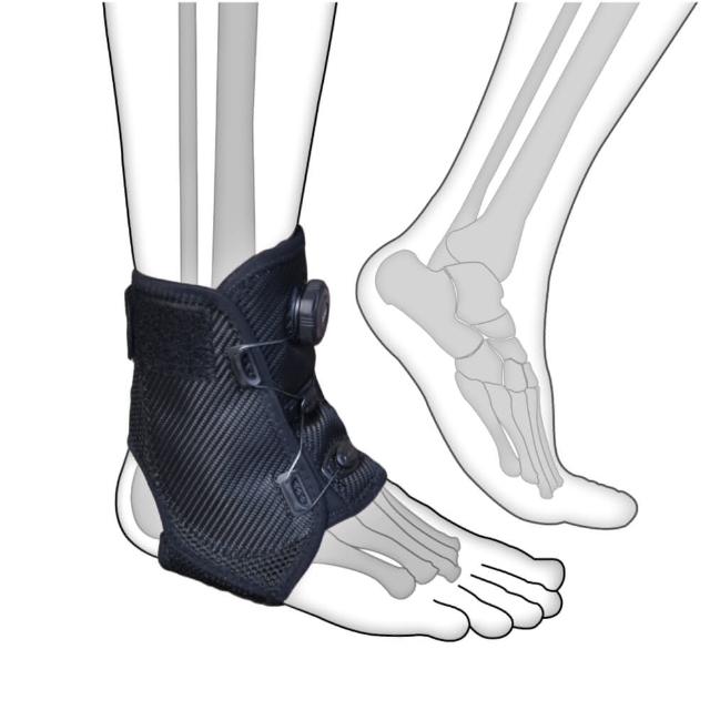 【COMDS 康得適】旋鈕式護踝 腳踝穩定 1只入(CJ-9A02 護腳踝 固定腳踝 腳固定)