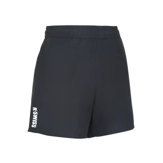 【K-SWISS】運動短褲 PF Woven Shorts-女-黑(1910245-008)