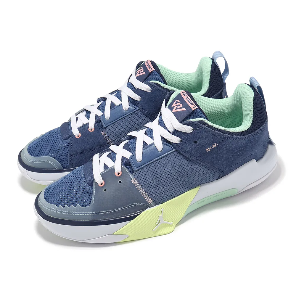 【NIKE 耐吉】籃球鞋 Jordan One Take 5 PF 藍 Westbrook 氣墊 忍者龜(FD2336-400)