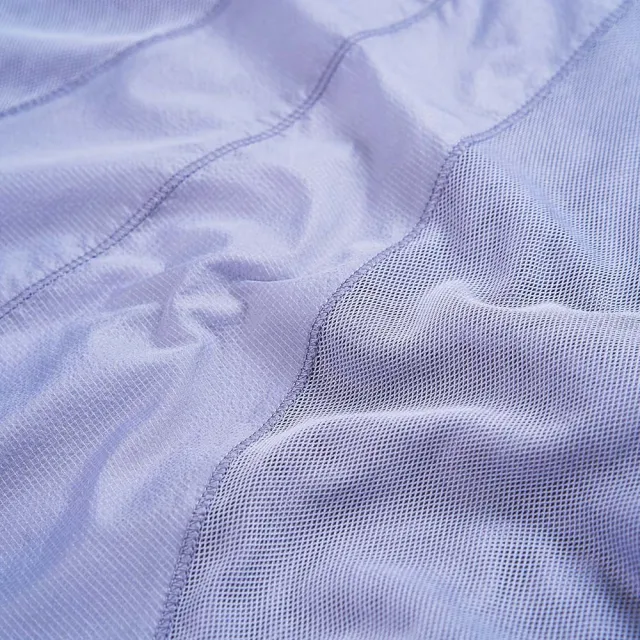 【5th STREET】女裝拼接網格防曬外套-紫色