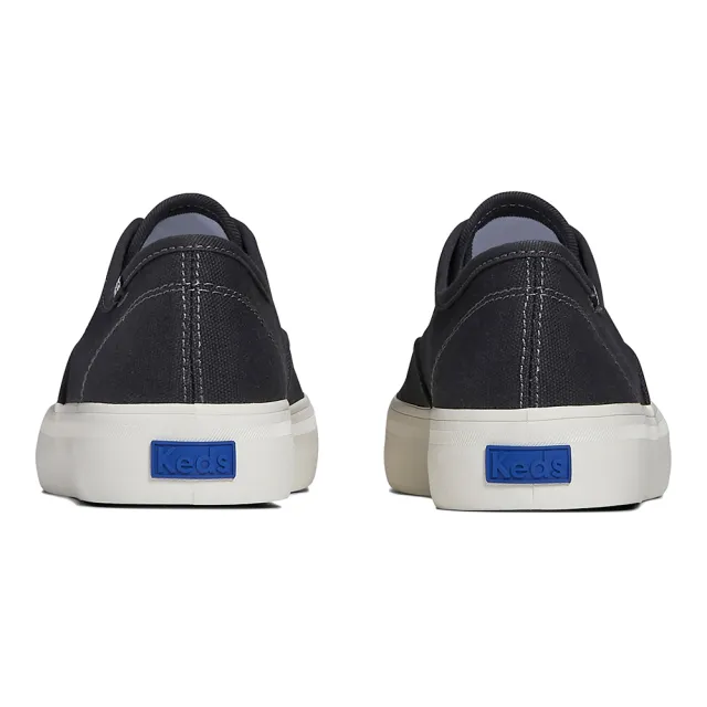 【Keds】CHAMPION GN 經典寬楦舒適帆布厚底休閒鞋-經典黑(9241W110102)