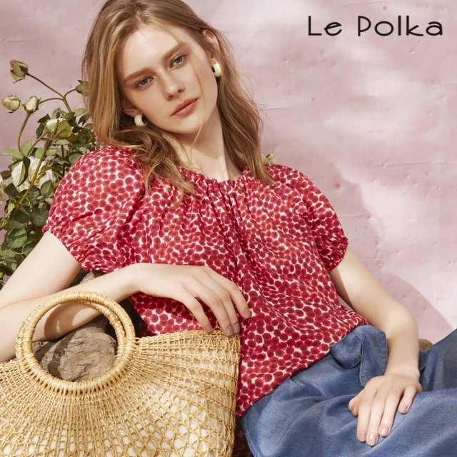 Le Polka 微工裝A字五分短褲-女好評推薦