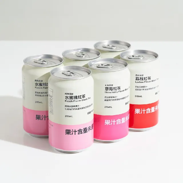 【MUJI 無印良品】風味茶飲 草莓紅茶/３１５ｍｌ/24入