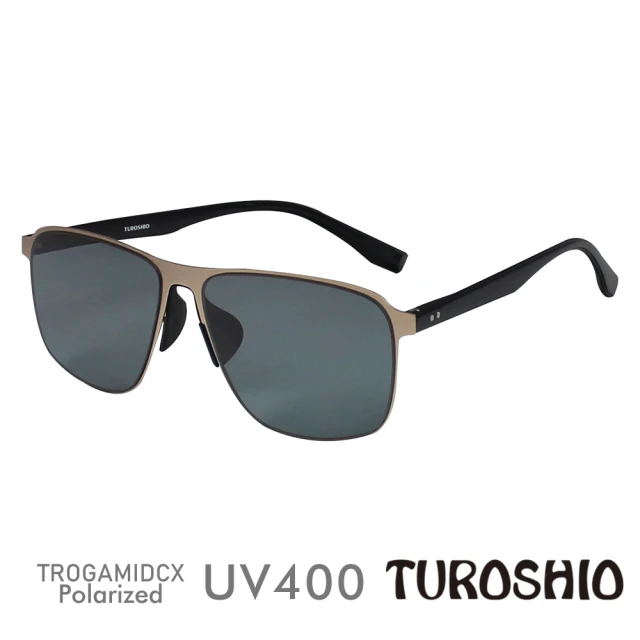 Turoshio 太空尼龍偏光太陽眼鏡 雷朋多角雙槓 嵌入式