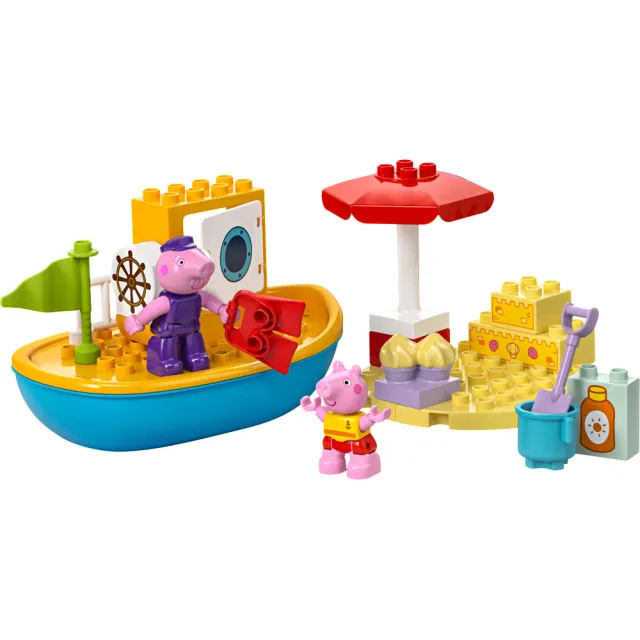 【LEGO 樂高】得寶系列 10432 佩佩豬的海上旅行(Peppa Pig Boat Trip 家家酒 禮物 兒童玩具)