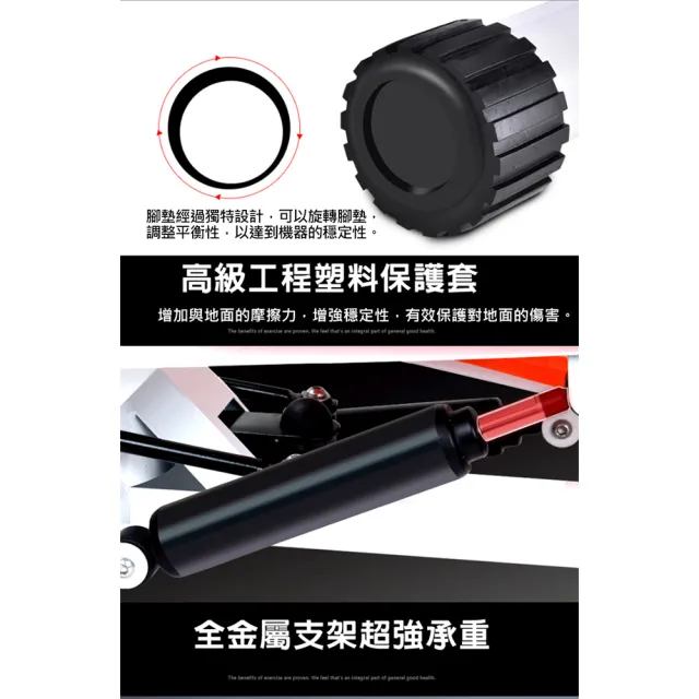 【X-BIKE】扶手型液壓踏步機健走機 附拉力繩 /耐重120KG/LED計數器(ST2002H)