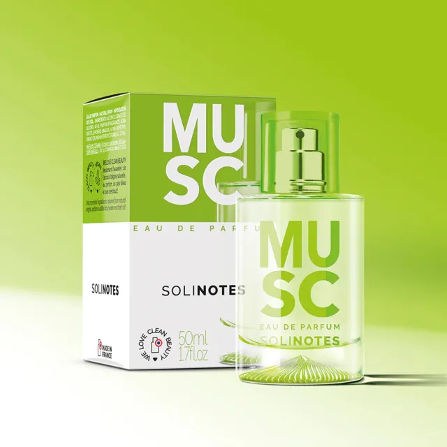 【SOLINOTES】香水調色盤 麝香淡香精 50ml(柔和花香調/檸檬/麝香/雪松 專櫃公司貨)
