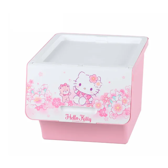 【KEYWAY 聯府】Hello Kitty直取式收納箱40L-6入(附輪 整理箱 置物箱 玩具收納)