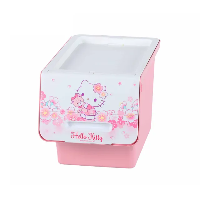 【KEYWAY 聯府】Hello Kitty直取式收納箱30L-3入(附輪 整理箱 置物箱 玩具收納)