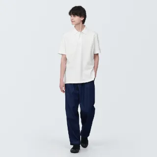 【MUJI 無印良品】男棉水洗鹿子織短袖POLO衫(共7色)