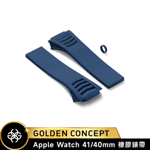 Golden Concept Apple Watch 40/41mm 橡膠錶帶 WS-RS41 海軍藍
