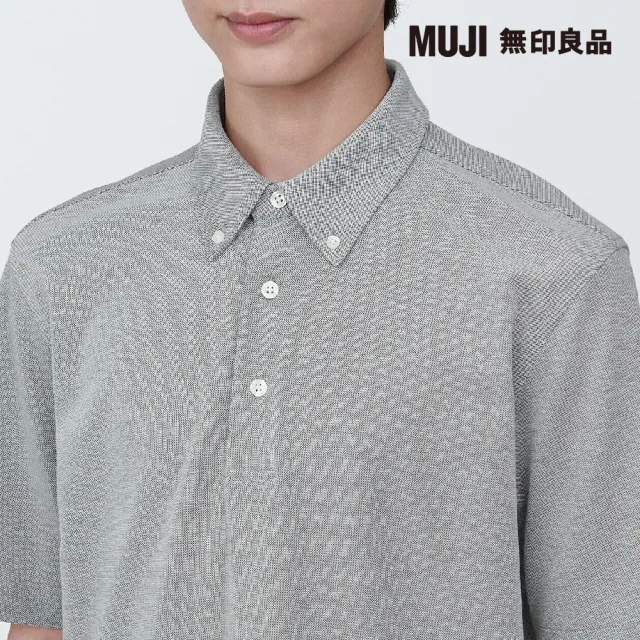 【MUJI 無印良品】男涼感鹿子織扣領短袖POLO衫(共5色)