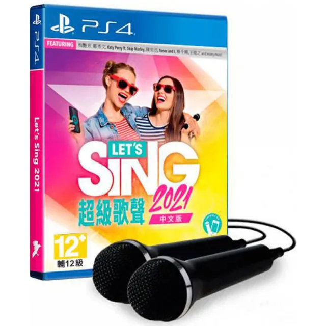 【SONY 索尼】PS4 超級歌聲 Lets Sing 2021 雙麥克風同捆(中文版)