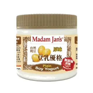 【Madam Jans】無添加蔗糖．大容量植物奶豆漿優格  6入(NSS)