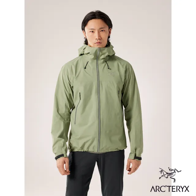 【Arcteryx 始祖鳥官方直營】男 Beta 輕量防水外套(卡洛斯綠)