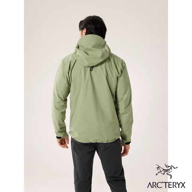 【Arcteryx 始祖鳥官方直營】男 Beta 輕量防水外套(卡洛斯綠)
