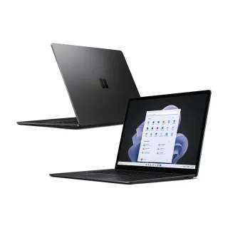 【Microsoft 微軟】13吋i5輕薄觸控筆電(Surface Laptop5/i5-1235U/8G/256G/W11-黑)