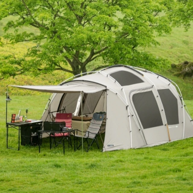 EARISE 雅蘭仕 戶外可攜式速開露營帳篷 全自動加厚防曬