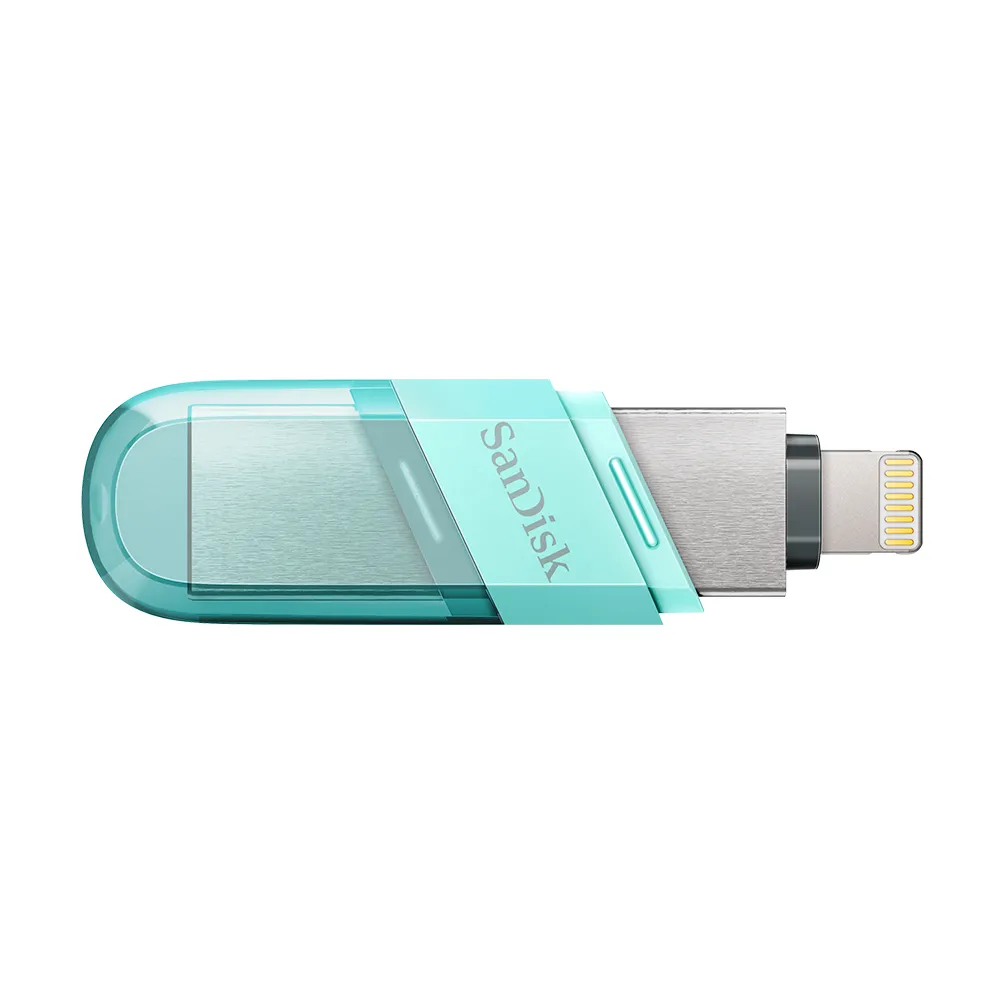 【SanDisk】iXpand Flip 隨身碟薄荷綠 128GB(公司貨)