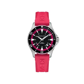 【HAMILTON 漢米爾頓】卡其海軍系列SCUBA腕錶 40mm(自動上鍊 中性 膠帶 H82395330)