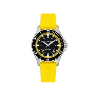 【HAMILTON 漢米爾頓】卡其海軍系列SCUBA腕錶 40mm(自動上鍊 中性 膠帶 H82395332)