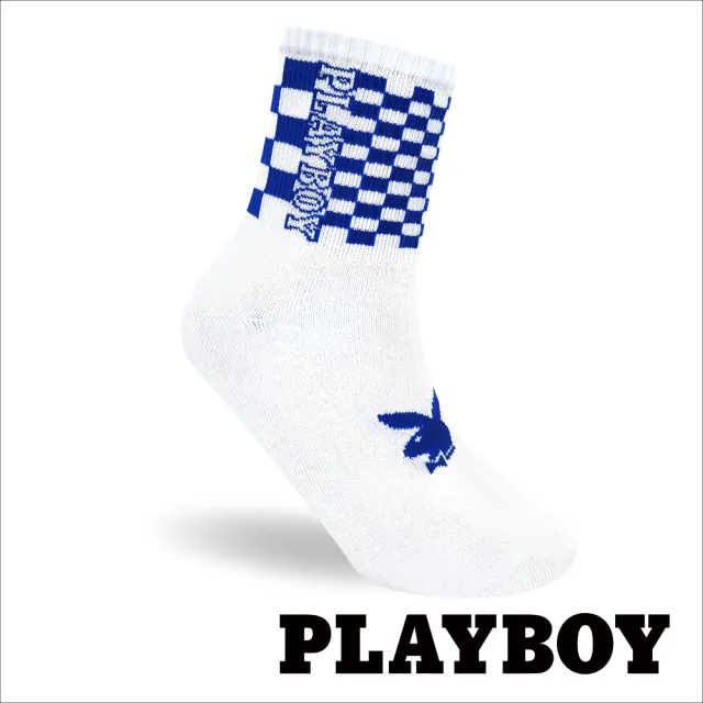 【PLAYBOY】8雙組拼接方格男短襪(男襪/短襪/學生襪)