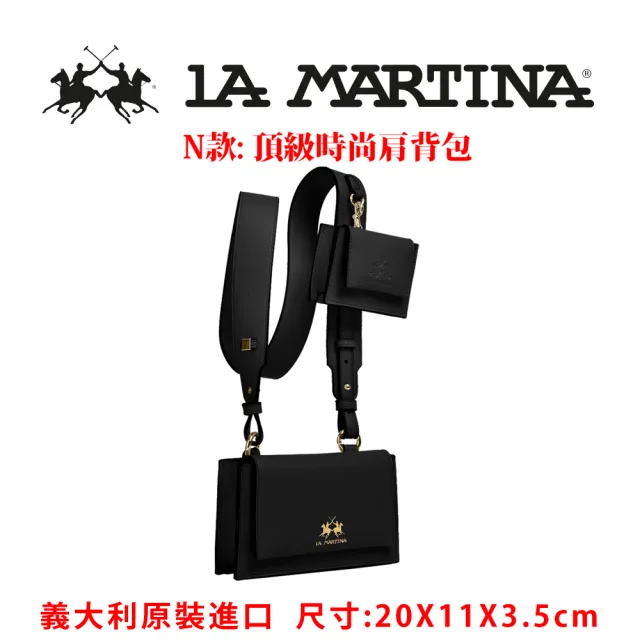 【CROSS】X LA MARTINA 限量1折 頂級小牛皮皮革斜背包 後背包 全新專櫃展示品(買一送一小羊皮長夾)