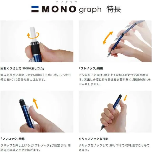【小禮堂】米飛兔 MONO graph 搖搖自動鉛筆 0.5mm - 滿版圖案款(平輸品)