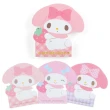 【小禮堂】Sanrio 三麗鷗 造型便條紙 - 側坐/坐姿款 Kitty 美樂蒂 酷洛米 布丁狗 大耳狗 帕恰狗(平輸品)