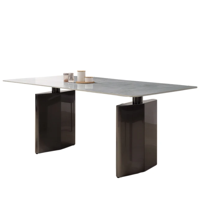obis 康托爾6.6尺岩板伸縮餐桌 推薦