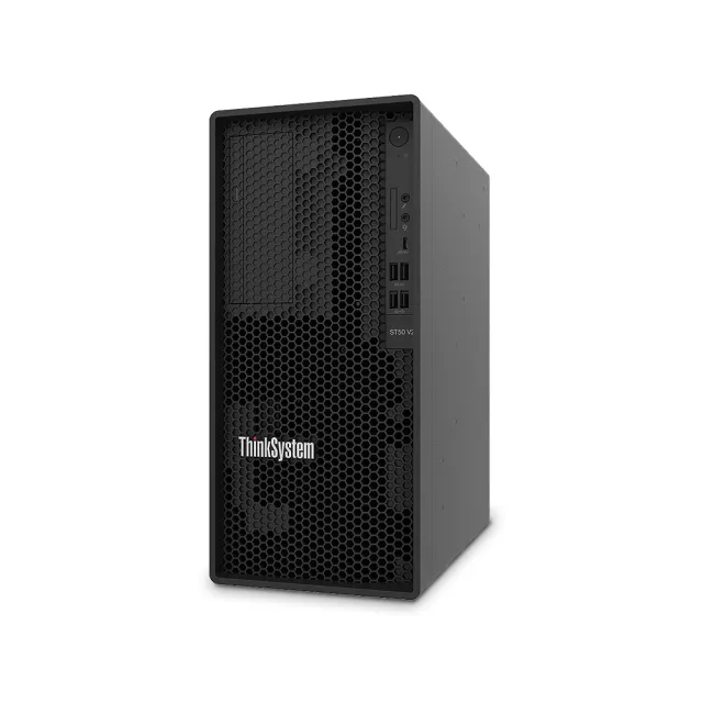 【Lenovo】E-2324G 四核直立伺服器(ST50 V2/E-2324G/8G/1TBx2 HDD/300W/2022STD)