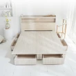 【藤原傢俬】第二代新6抽屜床架床底雙人5尺木芯板(不含床墊/床頭)