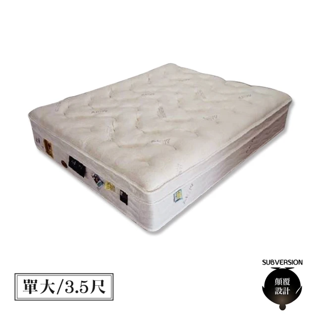 顛覆設計 調溫表布 親水綿 乳膠 舒適健康床墊(雙人5尺)優