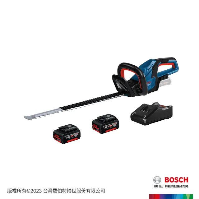 【BOSCH 博世】18V 免碳刷雙刃修離機 GHE 18V-60 (2.0Ahx2)