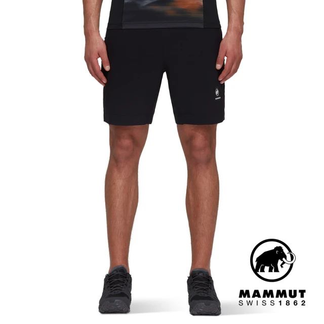 Mammut 長毛象 Massone Sport Shorts Men 輕量運動短褲 黑色 男款 #1023-00970