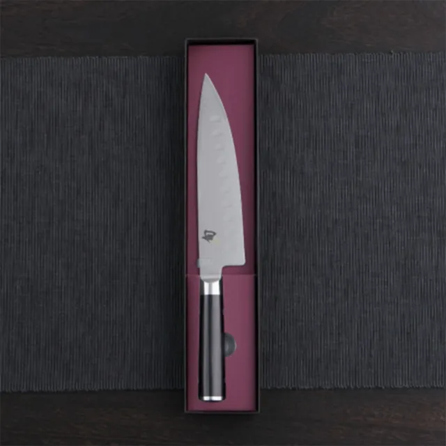 【KAI 貝印】旬 Shun Classic 日本製高碳鋼高級波紋牛刀  主廚刀 20cm DM-0719(菜刀 高品質 切魚肉 料理刀)