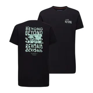 【Mammut 長毛象】Massone T-Shirt AF Men Dreaming 有機棉機能短袖T恤 男款 黑色 #1017-06110