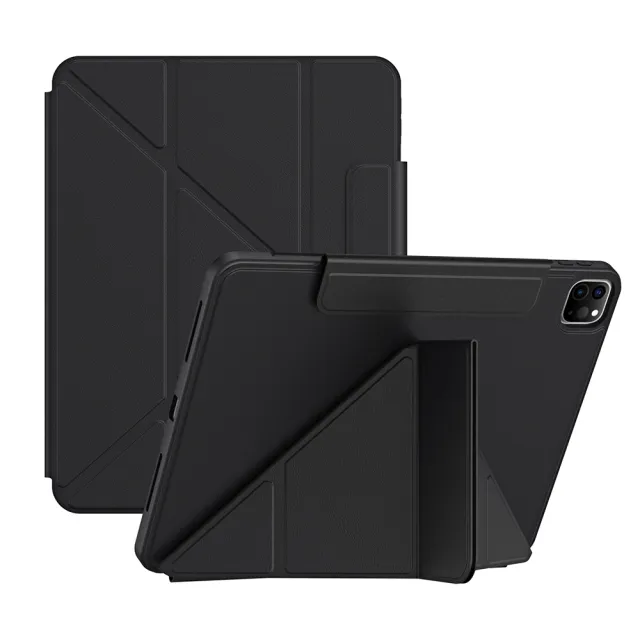 【YUNMI】iPad Air6/Air5/Air4 10.9吋 通用款 搭扣系列磁吸感應保護殼 保護套 帶筆槽 Y折支架平板皮套